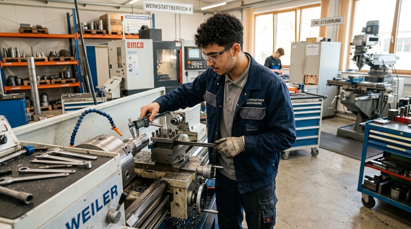 Berufsbild Fachpraktiker/in für Zerspanungsmechanik (§66 BBiG/§42r HwO)