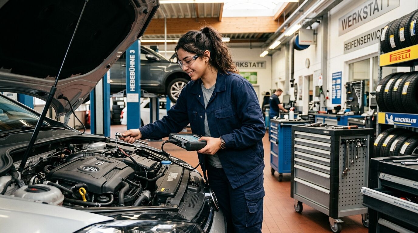Berufsbild Kraftfahrzeugmechatroniker/in - Personenkraftwagentechnik