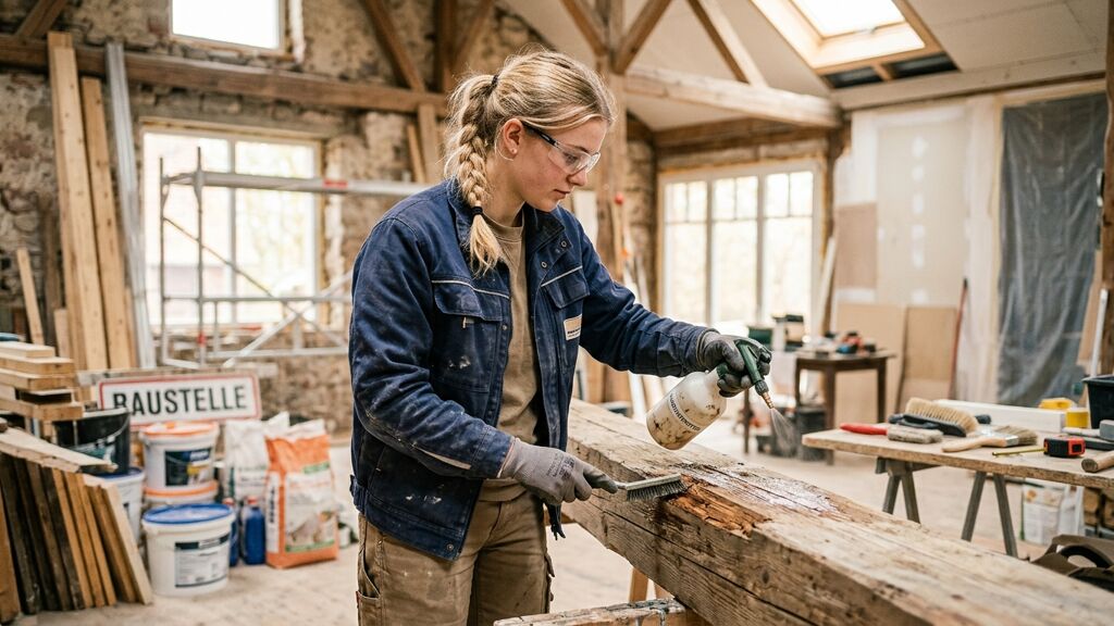 Berufsbild Fachkraft - Holz- und Bautenschutzarbeiten