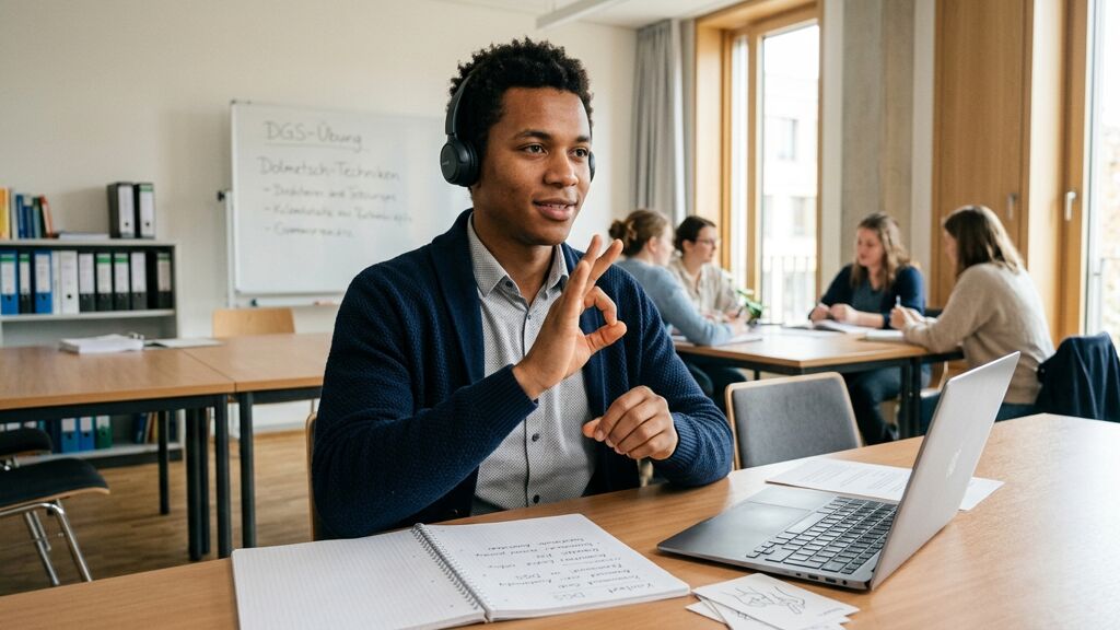 Berufsbild Gebärdensprachdolmetschen (weiterführend)
