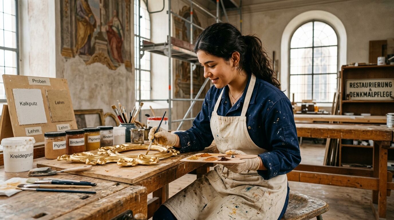 Berufsbild Maler/in und Lackierer/in - Kirchenmalerei und Denkmalpflege
