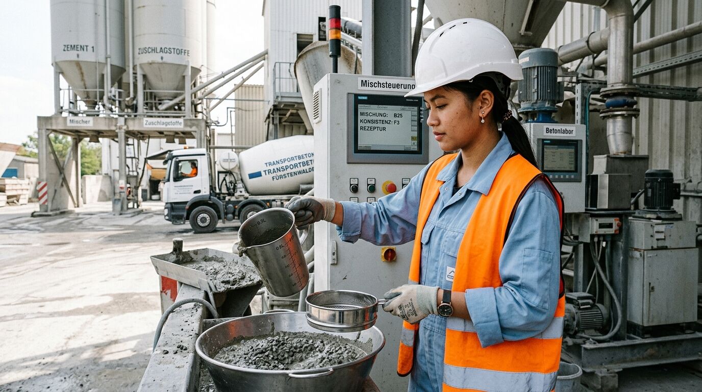 Berufsbild Verfahrensmechaniker/in - Steine-/Erdenind.- Transportbeton