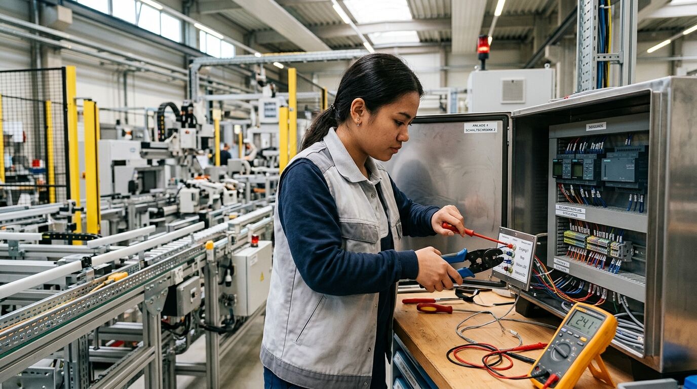 Berufsbild Elektroniker/in - Automatisierungstechnik (Industrie)