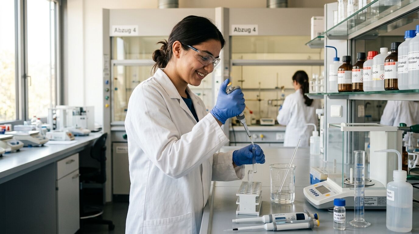 Berufsbild Chemielaborjungwerker/in