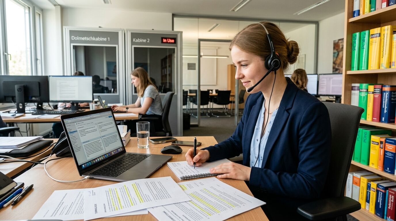 Berufsbild Dolmetschen, Übersetzen