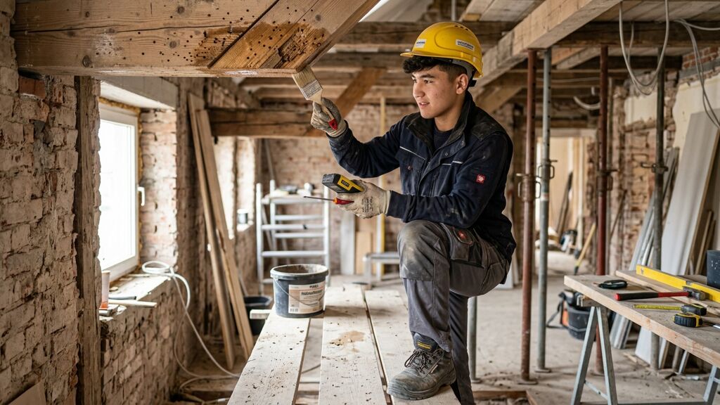 Berufsbild Holz- und Bautenschützer/in - Holzschutz