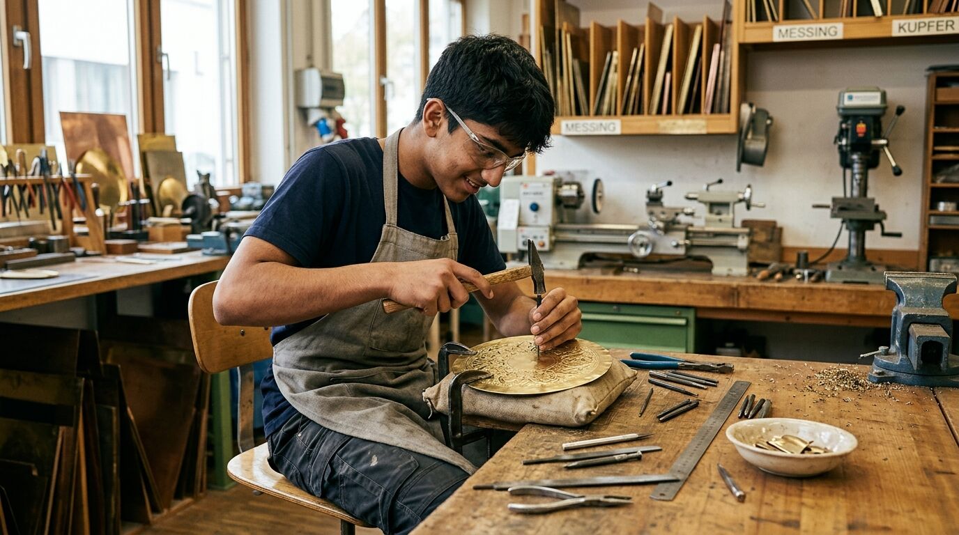 Berufsbild Metallbildner/in - Gürtlertechnik