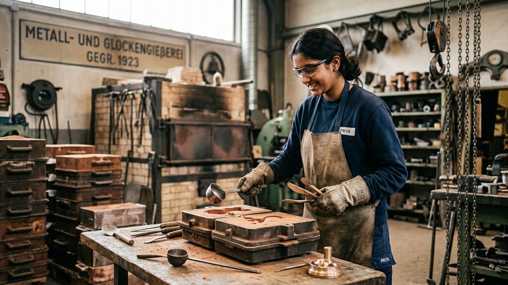 Berufsbild Metall- und Glockengießer/in - Metallgusstechnik