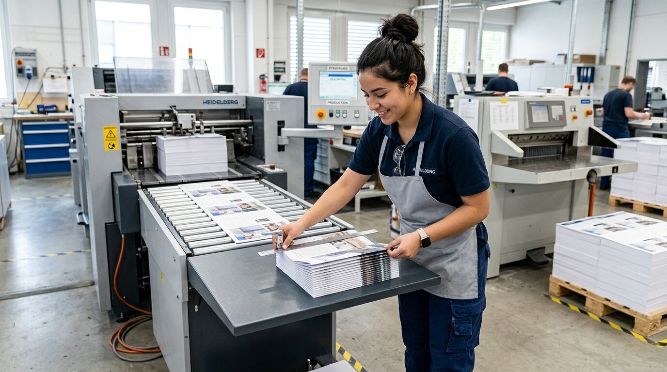 Berufsbild Maschinen- und Anlagenführer/in - Druckweiter-,Papierverarb.