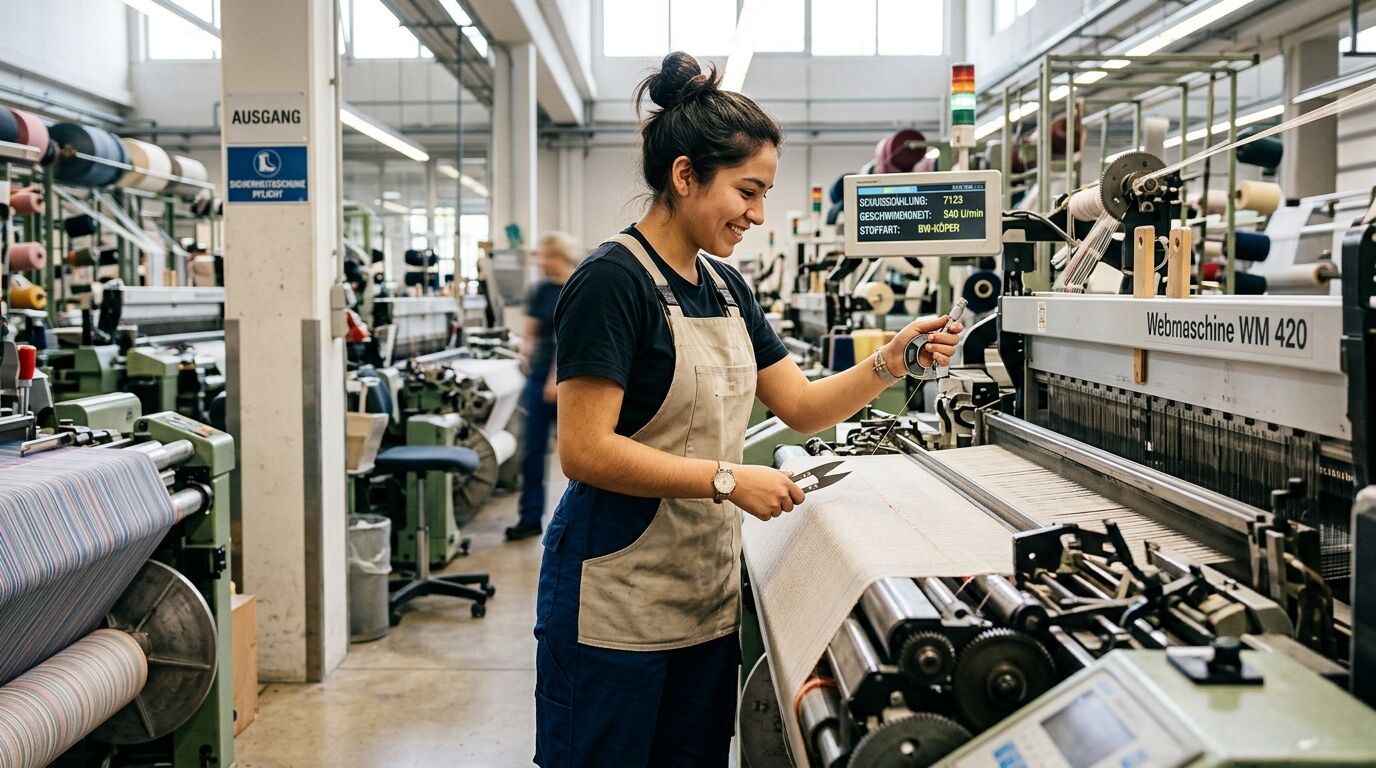 Berufsbild Produktionsmechaniker/in - Textil