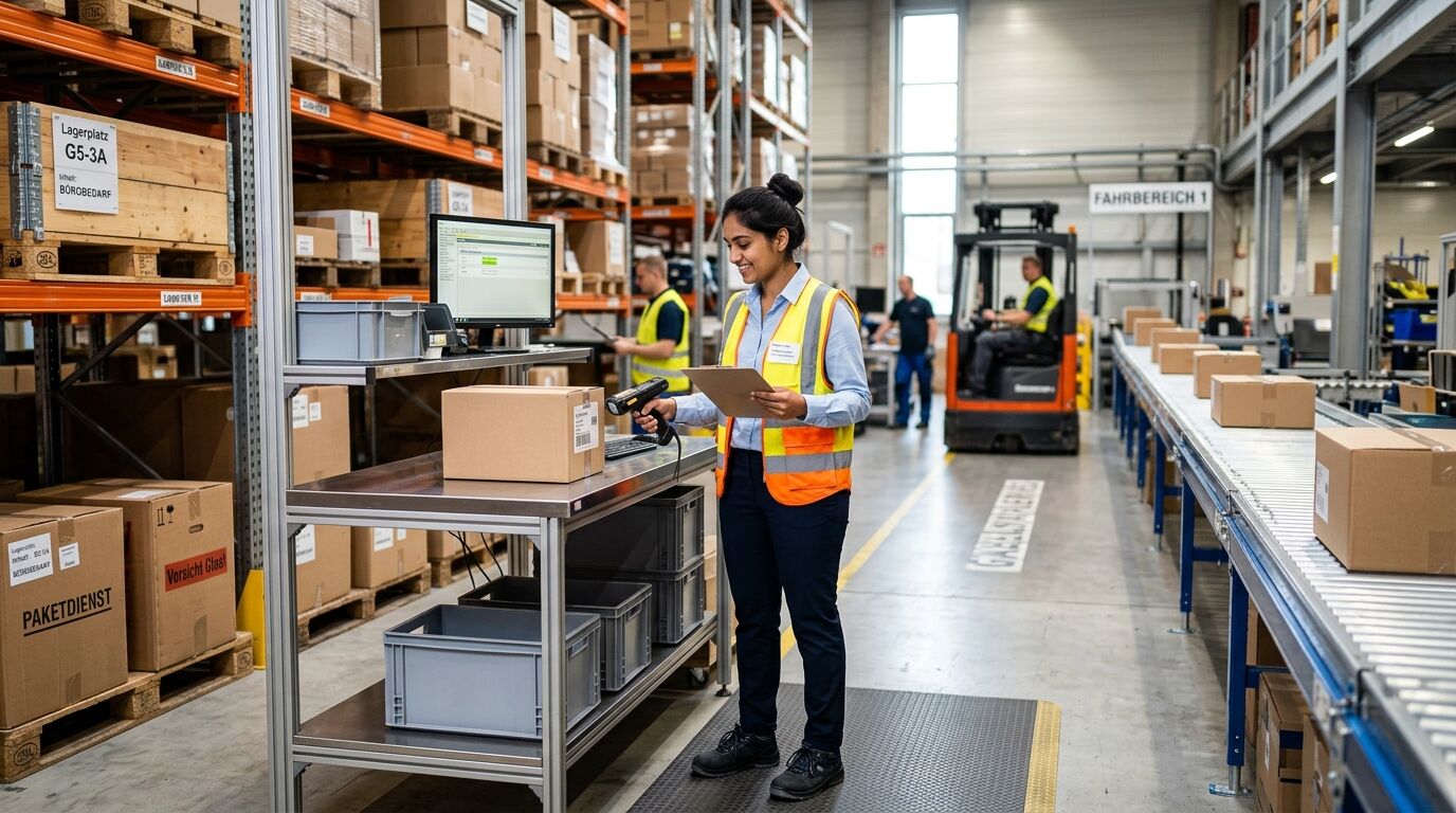 Berufsbild BWL-Warenwirtschaft und Logistik, Schwerpunkt Verteilzentrum