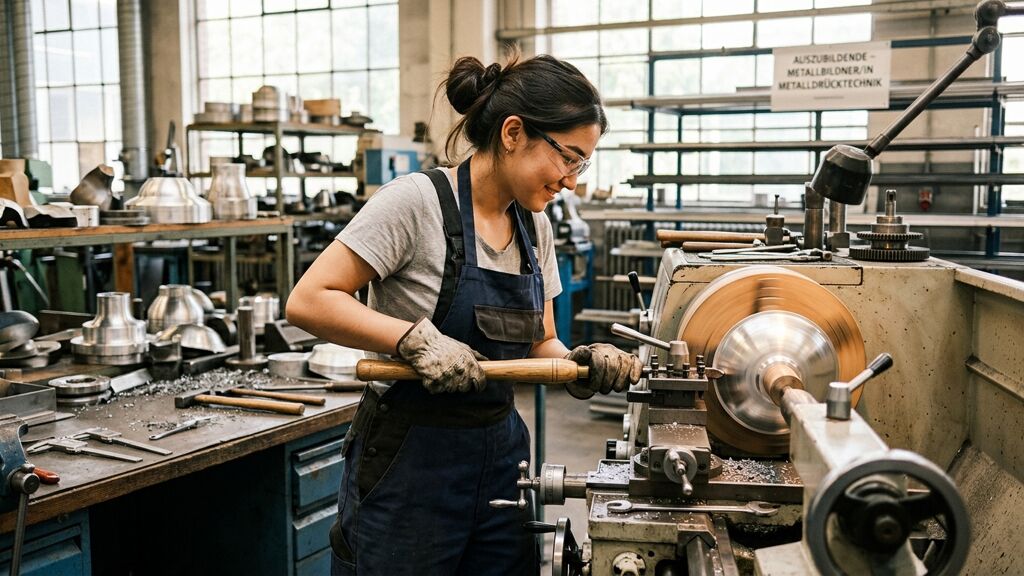 Berufsbild Metallbildner/in - Metalldrücktechnik