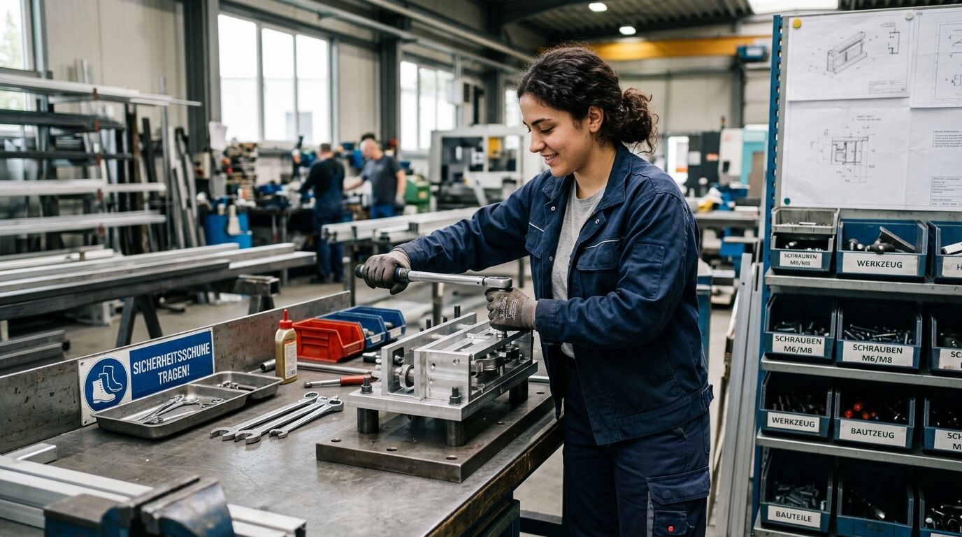 Berufsbild Fachkraft für Metalltechnik - Montagetechnik