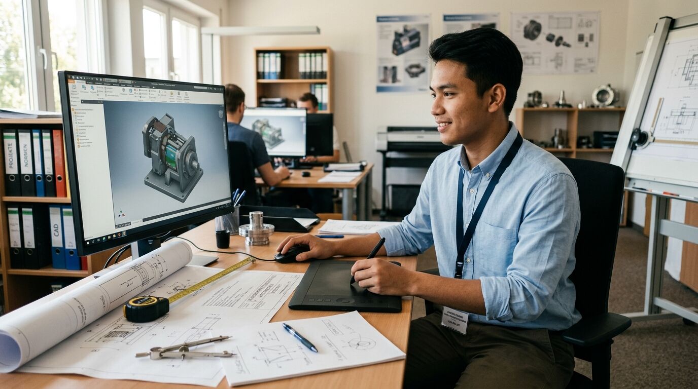 Berufsbild Techn. Produktdesigner/in - Maschinen- u. Anlagenkonstrukt.