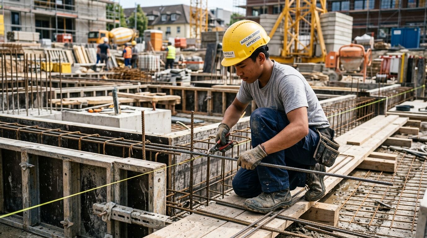 Berufsbild Beton- und Stahlbetonbauer/in