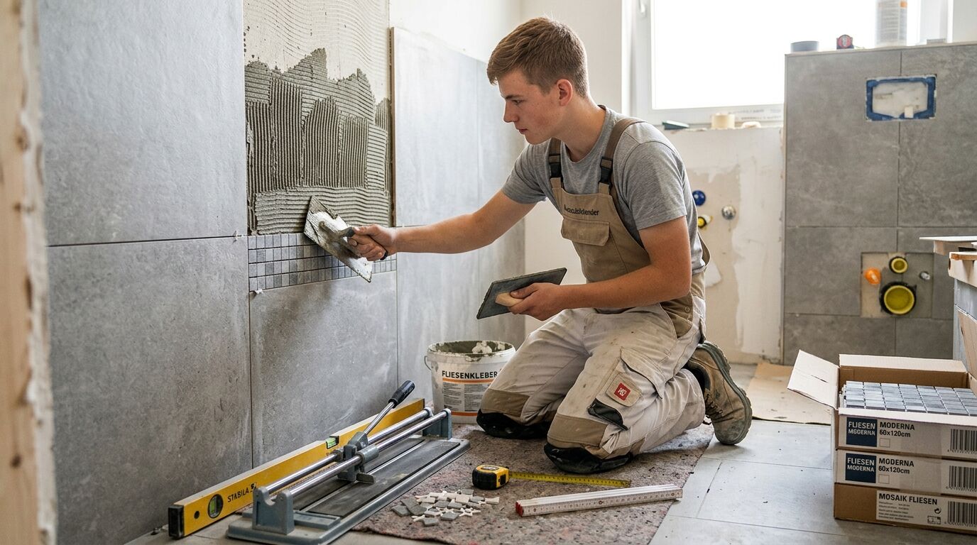 Berufsbild Fliesen-, Platten- und Mosaikleger/in
