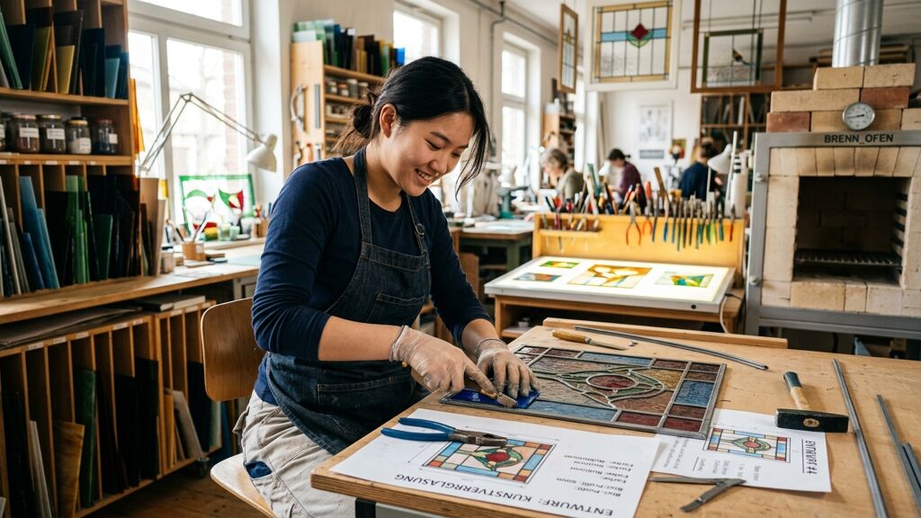 Berufsbild Glasveredler/in - Glasmalerei und Kunstverglasung