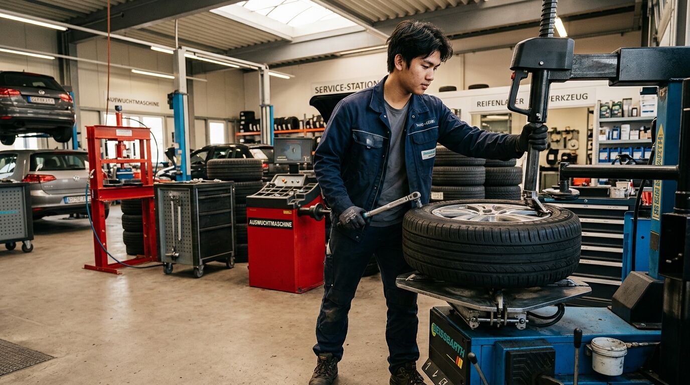 Berufsbild Mechaniker/in - Reifen- u. Vulkanis. - Reifen- u. Fahrwerkt.