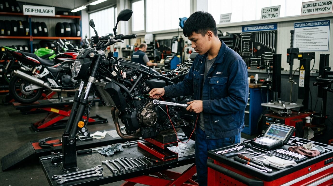 Berufsbild Zweiradmechatroniker/in - Motorradtechnik