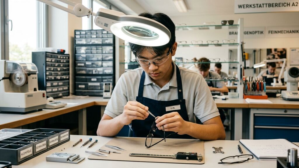 Berufsbild Verfahrensmechaniker/in - Brillenoptik
