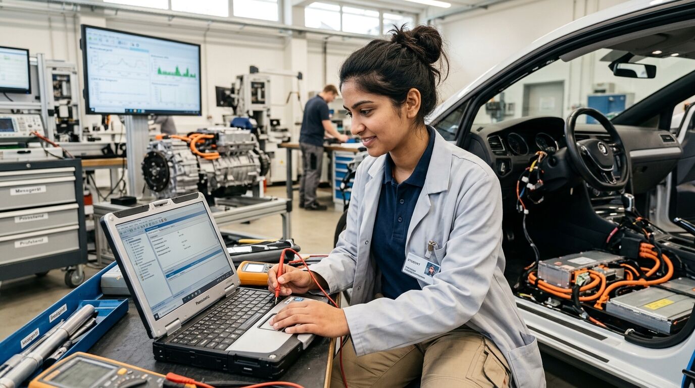 Berufsbild Fahrzeuginformatik, -elektronik