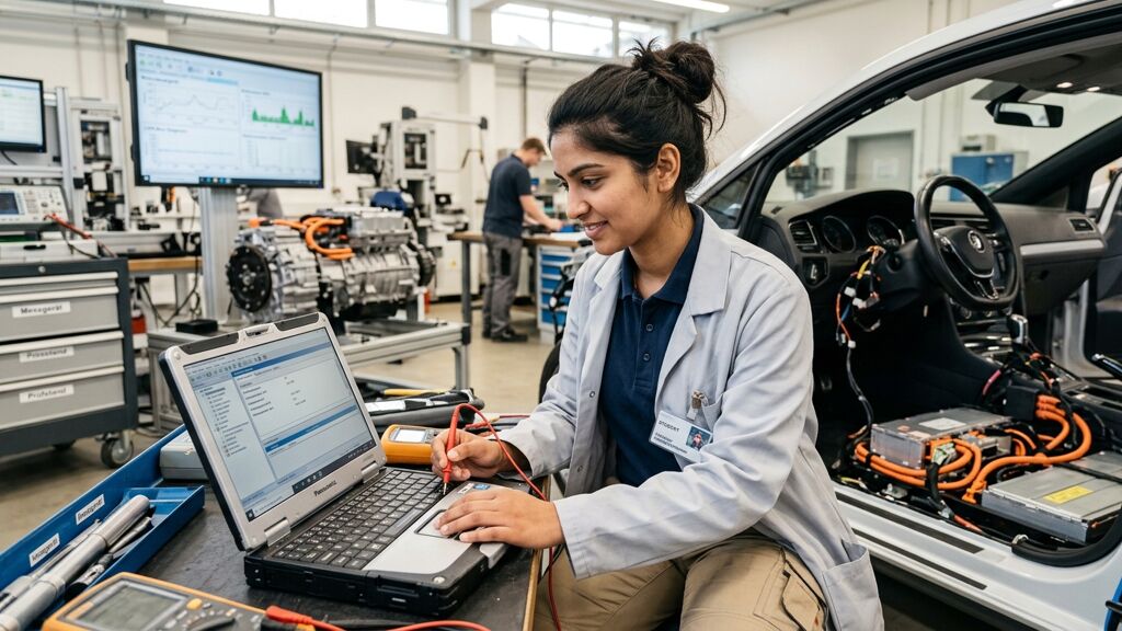 Berufsbild Fahrzeuginformatik, -elektronik
