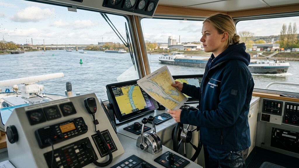 Berufsbild Binnenschifffahrtskapitän/in