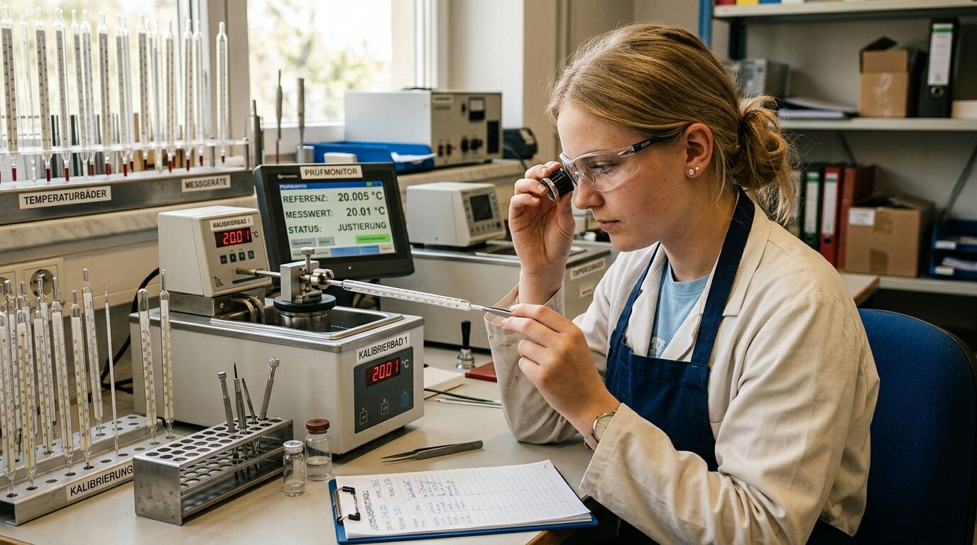 Berufsbild Thermometermacher/in - Thermometerjustieren