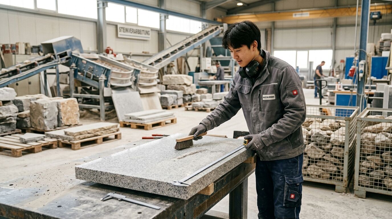 Berufsbild Aufbereitungsmechaniker/in - Naturstein