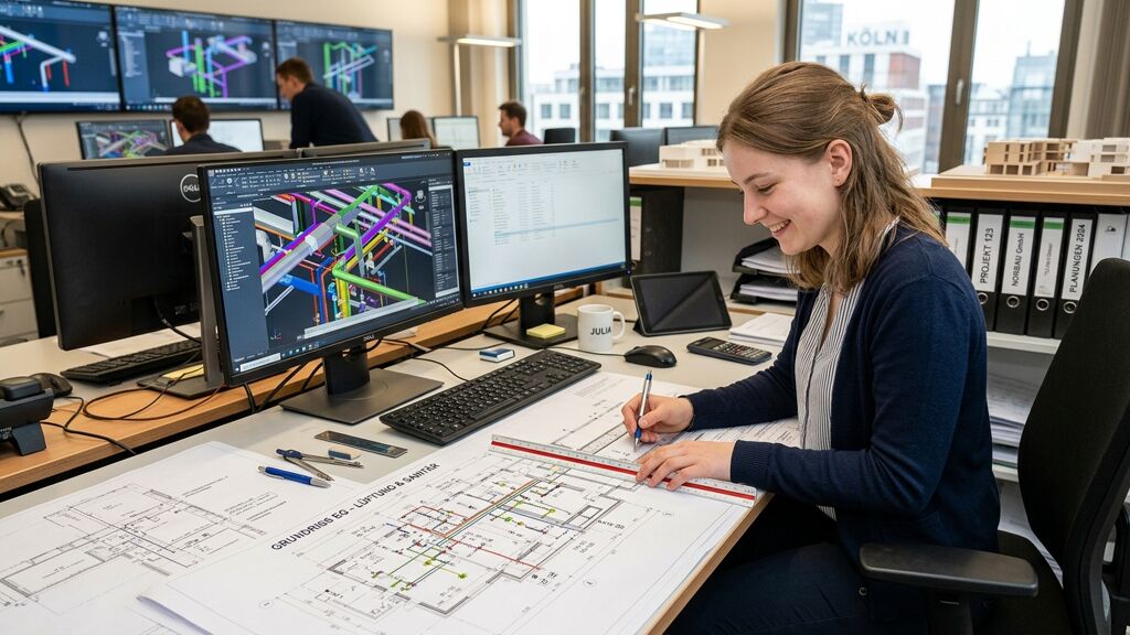 Berufsbild Technische/r Systemplaner/in - Versorgungs- u. Ausrüstungst.