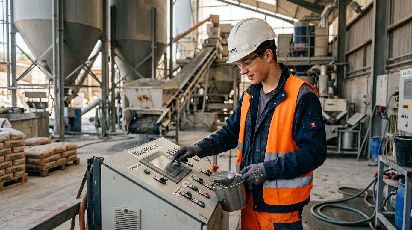 Berufsbild Verfahrensmechaniker/in - Steine-/Erdenind.- vorg. Betonerz.