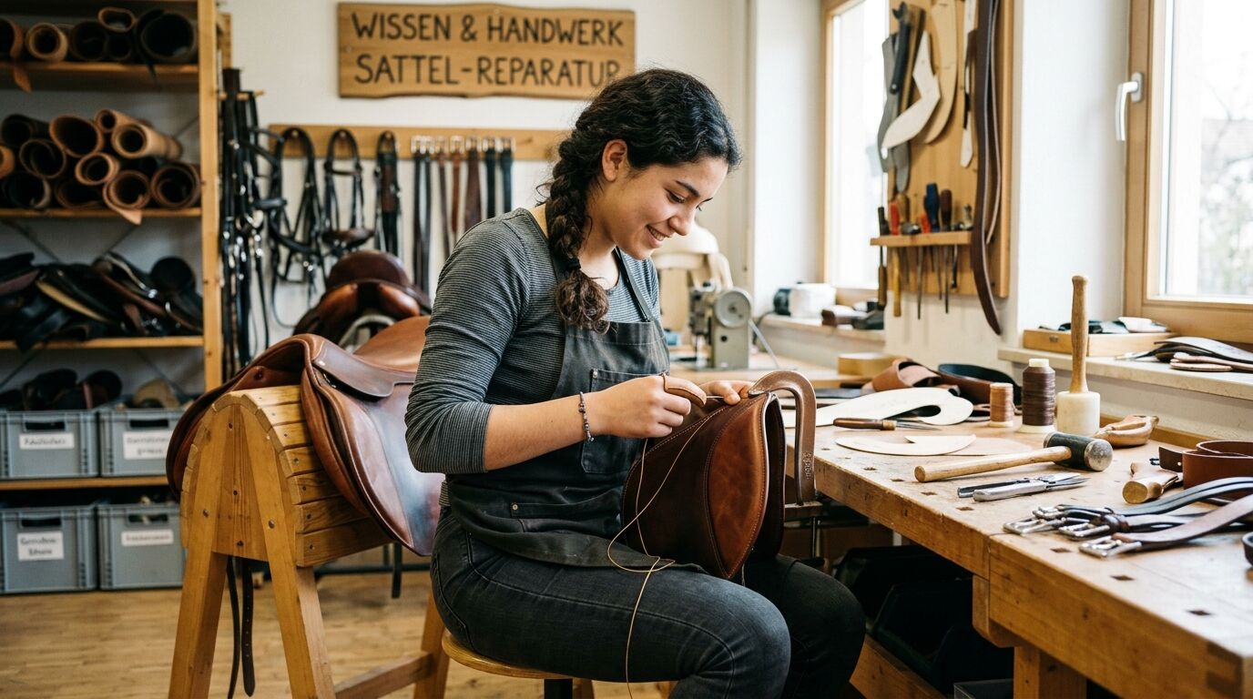 Berufsbild Sattler/in - Reitsportsattlerei