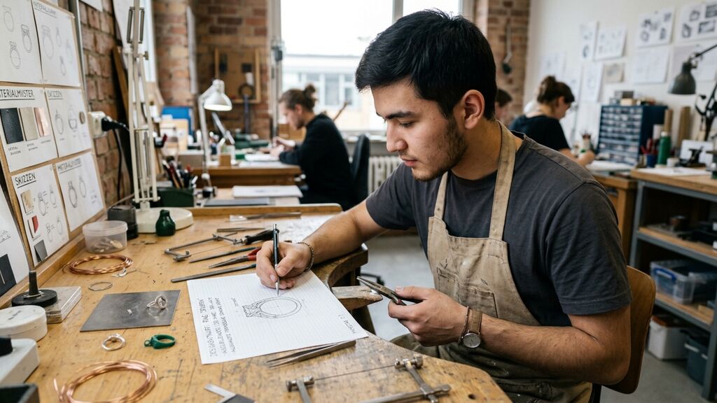Berufsbild Designer/in (Ausbildung) - angew.Formg.,Schmuck/Gerät