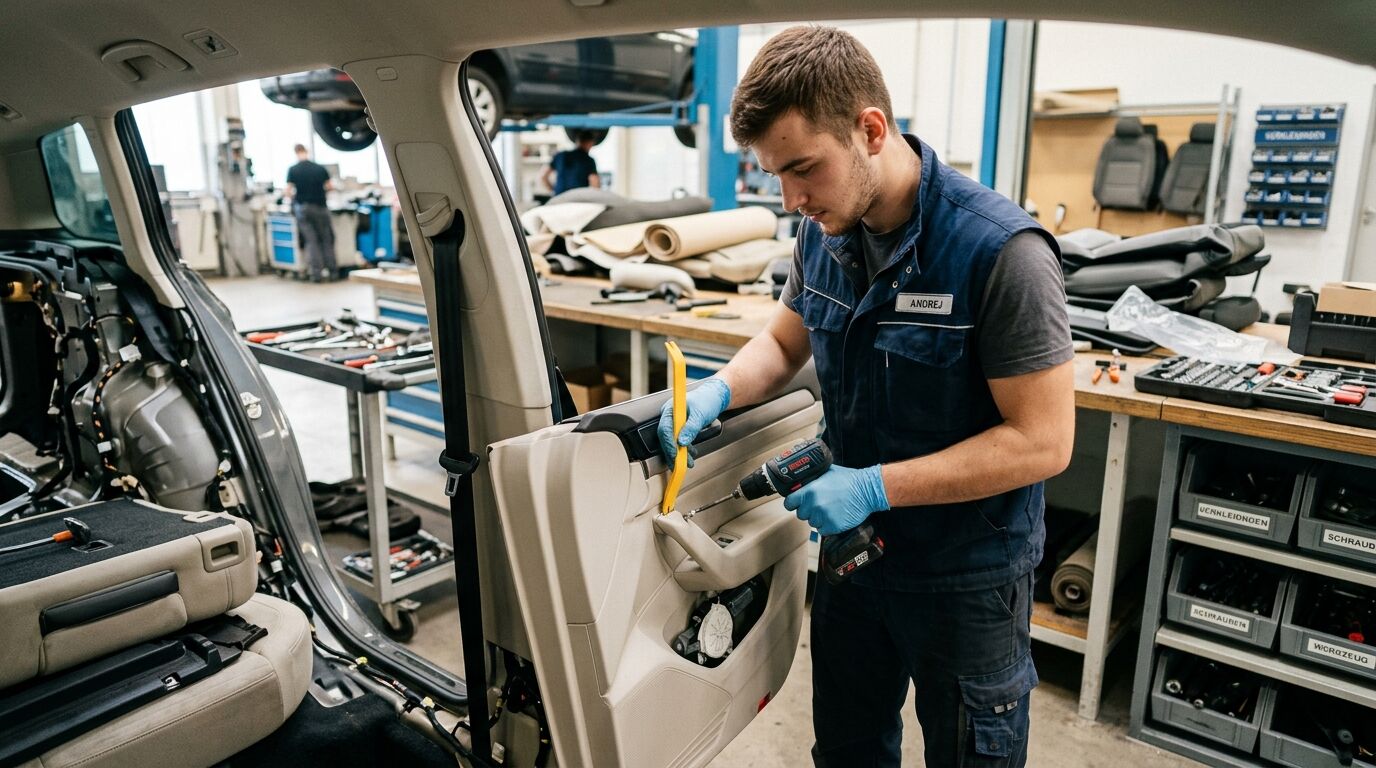 Berufsbild Fahrzeuginterieur-Mechaniker/in