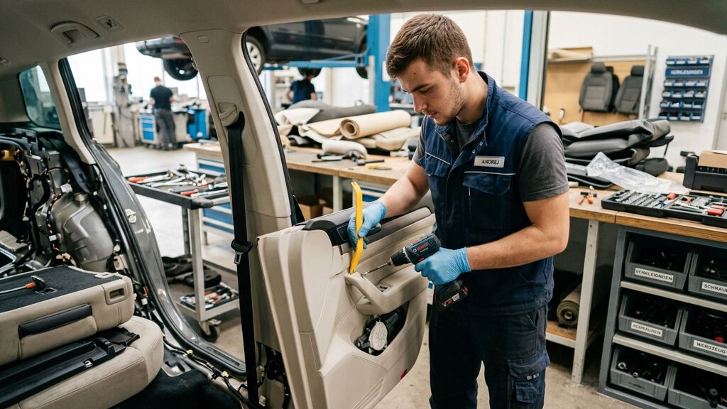 Berufsbild Fahrzeuginterieur-Mechaniker/in