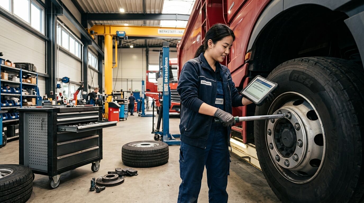 Berufsbild Kraftfahrzeugmechatroniker/in - Nutzfahrzeugtechnik